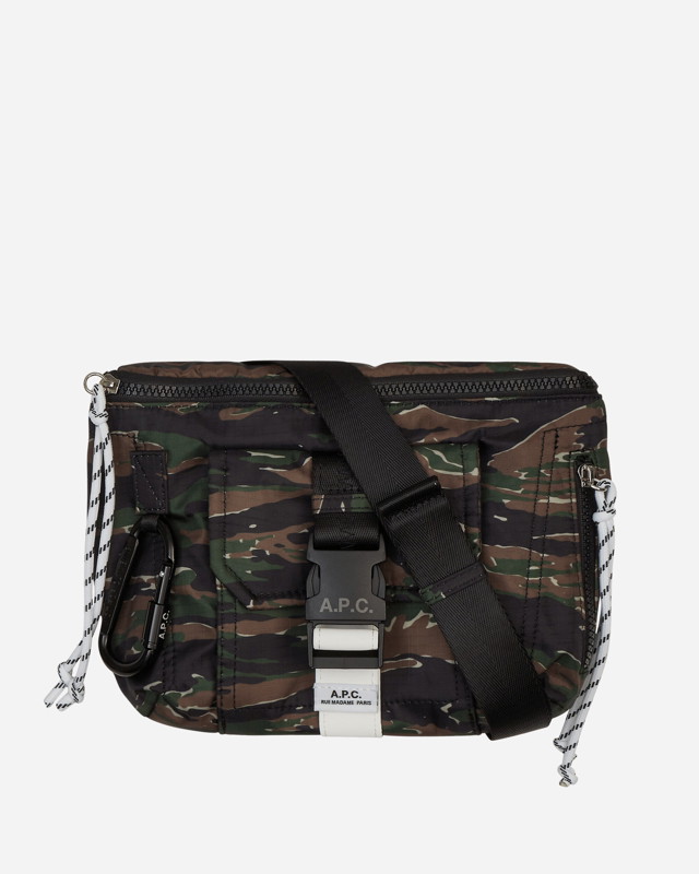 Deréktáskák A.P.C. Trek Waistbag Zöld | COGXE-H62219 JAA