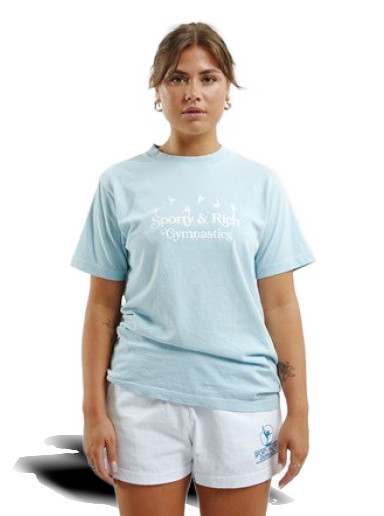 Póló Sporty & Rich Gymnastics T-Shirt Kék | TS487BB