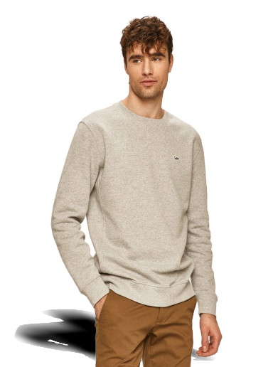 Sweatshirt Lee Plain Crew Sweatshirt Szürke | L81ITJMP