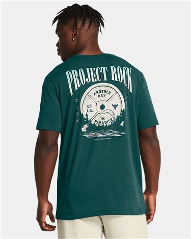 Póló Under Armour Project Rock Day Kurzarm-Shirt Zöld | 1383221-449, 1