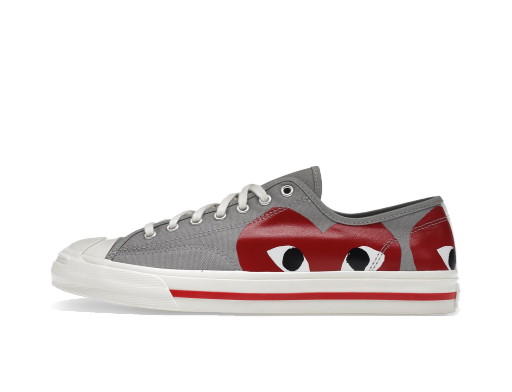 Sneakerek és cipők Converse Jack Purcell Comme des Garcons PLAY Grey Red Szürke | 171260C