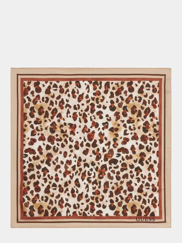 Animalier-Print Foulard