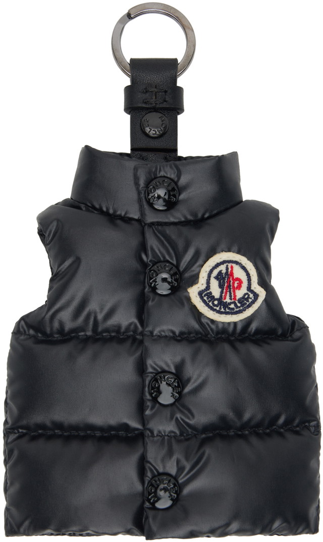 Mellények Moncler Vest Keychain Fekete | J109A6F00003M4058