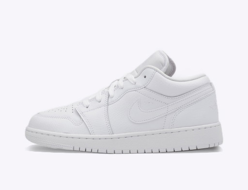 Korlátozott példányszámban Jordan Air Jordan 1 Low "Triple White" GS Fehér | 553560-126