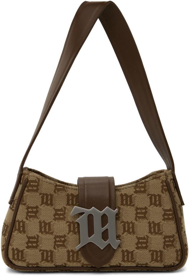 Válltáskák MISBHV Jacquard Monogram Mini Bag Barna | 240A403