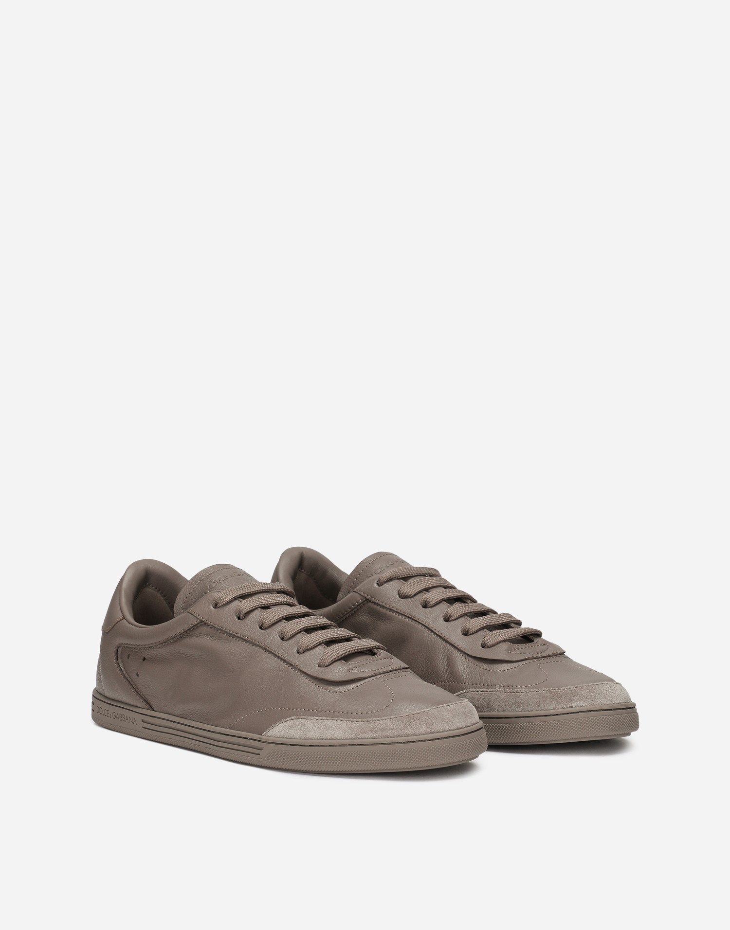 Sneakerek és cipők Dolce & Gabbana Saint Tropez Calfskin Barna | CS2255AR8338S059, 1