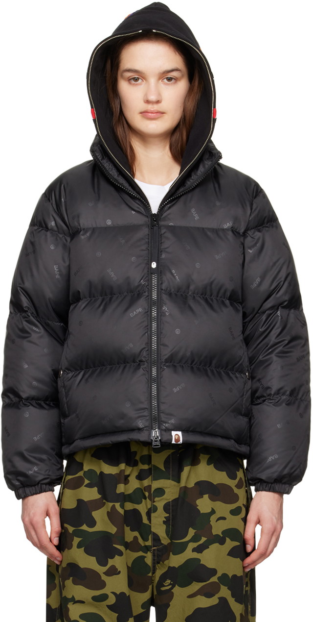 Dzsekik BAPE Quilted Down Jacket Fekete | 001DNJ802002L