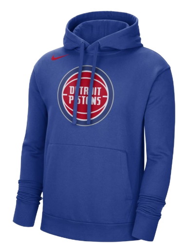 Sweatshirt Nike Detroit Pistons NBA Fleece Pullover Hoodie Kék | DN8629-495