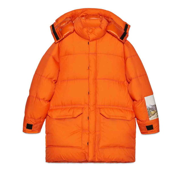 Puff dzsekik Gucci The North Face x Down Jacket Orange 
Narancssárga | 663751 XLWF0 6677