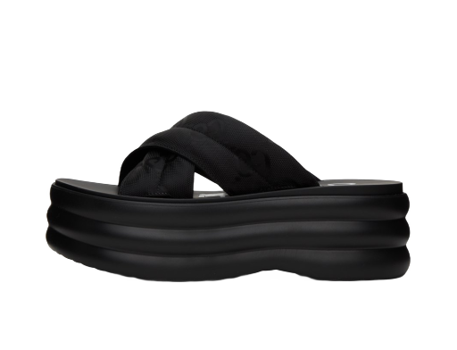 Sneakerek és cipők Gucci Platform Slides "Black" Fekete | 738707 H9H00