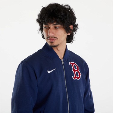 Bomber dzsekik Nike AC Bomber Jacket Boston Red Sox Midnight Navy/ Midnight Navy/ White Sötétkék | 015D-11AB-BQ-132, 4