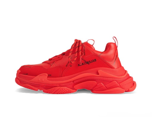 Sneakerek és cipők Balenciaga Triple S Allover Logo Red W 
Piros | 524039W2FA16010