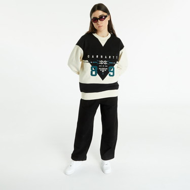 Sweatshirt Carhartt WIP Santa Fe Sweatshirt Black Fekete | I031791.1LMXX, 4