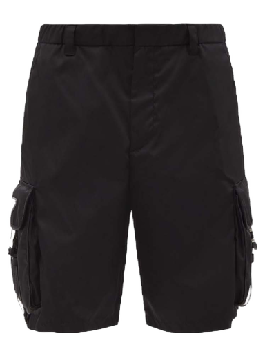 Rövidnadrág Prada Re-Nylon Cargo Shorts Fekete | SPH156S2121WQ8