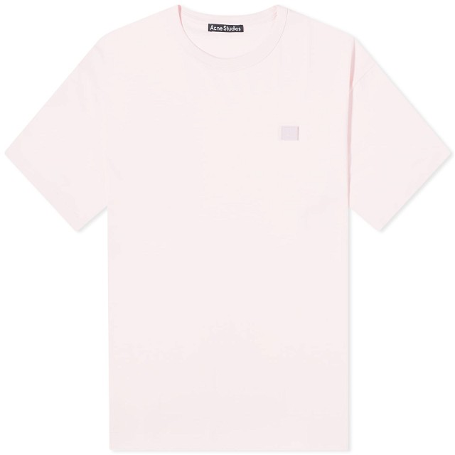 Póló Acne Studios Exford Face T-Shirt Rózsaszín | CL0206-AD4