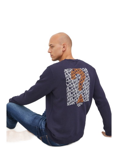 Sweatshirt GUESS Crewneck Sötétkék | M2BQ19.KBD10