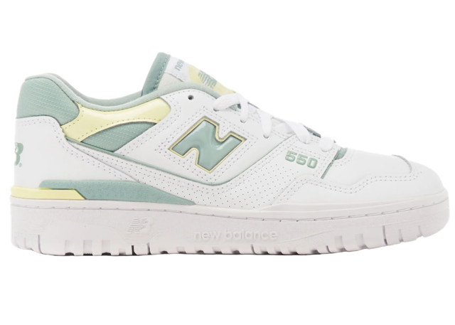 Sneakerek és cipők New Balance 550 Salt March Limelight (Women's) Fehér | BBW550EB