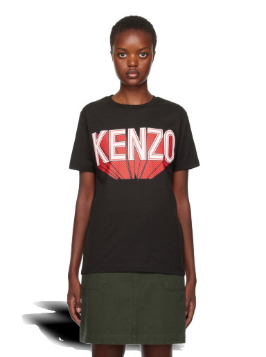 Póló KENZO Paris 3D T-Shirt Fekete | FD62TS0794SO