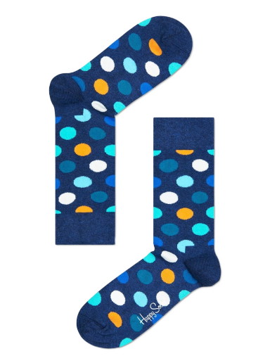 Zoknik és harisnyanadrágok Happy Socks Big Dot Sötétkék | BD01.605