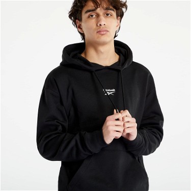 Sweatshirt Reebok Classics Small Vector Hoodie Fekete | HS7149, 0