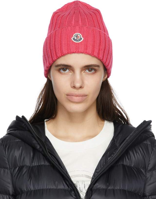 Beanie sapkák Moncler Wool Beanie Rózsaszín | G20933B00052A9327