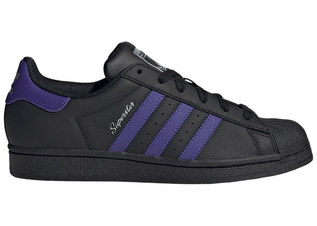 Sneakerek és cipők adidas Originals Superstar Core Black Energy Ink Silver Metallic W Fekete | IE3000