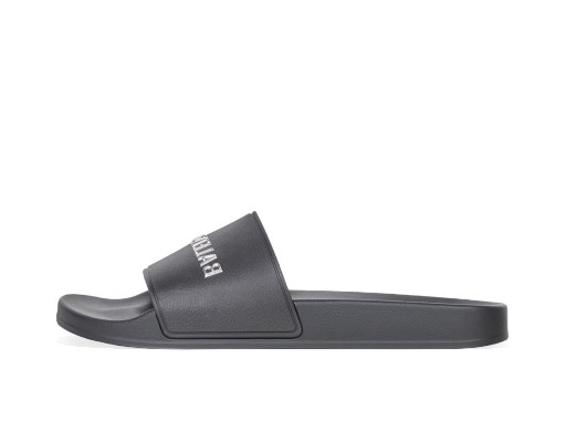 Sneakerek és cipők Balenciaga Pool Slides Black Chrome Logo Fekete | 565826W1S8C1081
