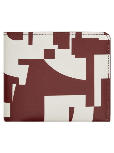 Pénztárca Dries Van Noten Printed Leather Wallet Barna | 231-022100-502 358