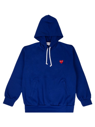 Sweatshirt Comme des Garçons Play Heart Hoodie Sötétkék | az t172 051 2