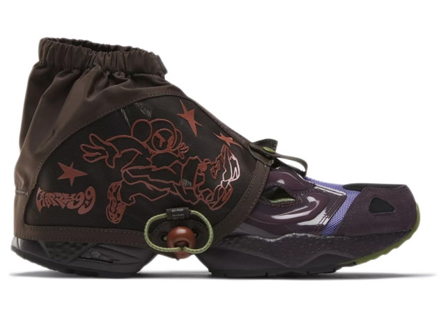 Sneakerek és cipők Reebok Instapump Fury 95 Happy99 Purple Vibe Fekete | 100073106