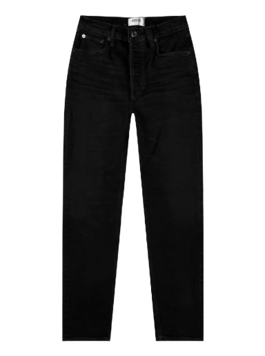 Farmer AGOLDE Riley Long Slim Straight Leg Jeans Fekete | A9090-1286