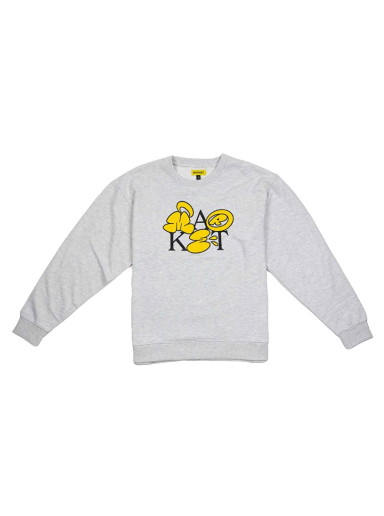 Sweatshirt MARKET Bubble Letter Crewneck Sweatshirt Szürke | 396000847