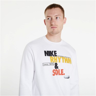 Sweatshirt Nike Fleece Crew Fehér | DR8059-100, 1