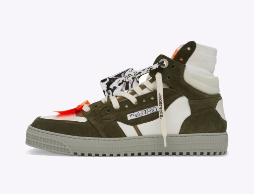 Sneakerek és cipők Off-White Off Court 3.0 High-Top Zöld | OMIA065F21LEA0036310