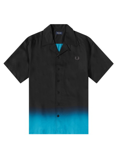 Ing Fred Perry Ombre Vacation Shirt Fekete | M6599-102