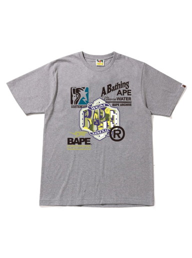 Póló BAPE Archive Graphic #10 Tee Szürke | 1I70-110-003