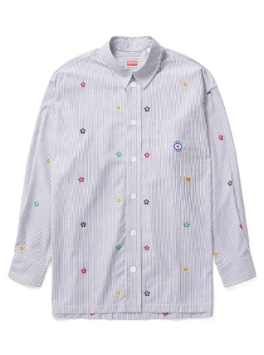 Ing KENZO Target Oversized Shirt Szürke | FD65CH5079LJ.97