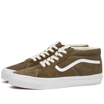 Vans Sk8-Mid Reissue 83 Sneakers in Lx Pig Suede Sea Turtle VN000CQQCHZ