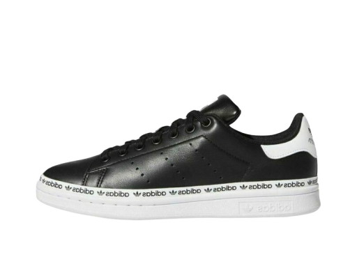 Sneakerek és cipők adidas Originals Stan Smith Logo Taping Black White W Fekete | FV7305