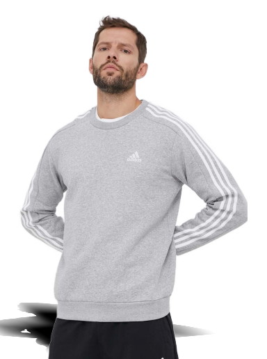 Sweatshirt adidas Originals Essentials 3-Stripes Sweatshirt Szürke | IJ6470