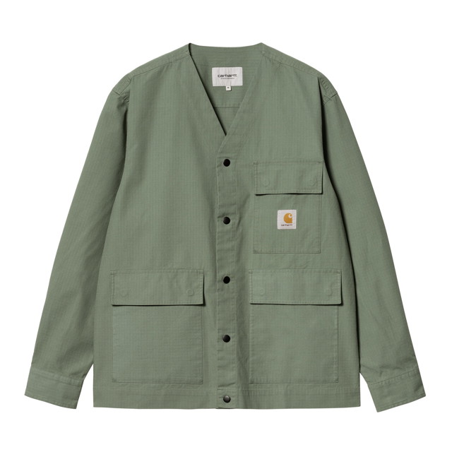 Dzsekik Carhartt WIP Elroy Overshirt Zöld | I033020_1YF_XX