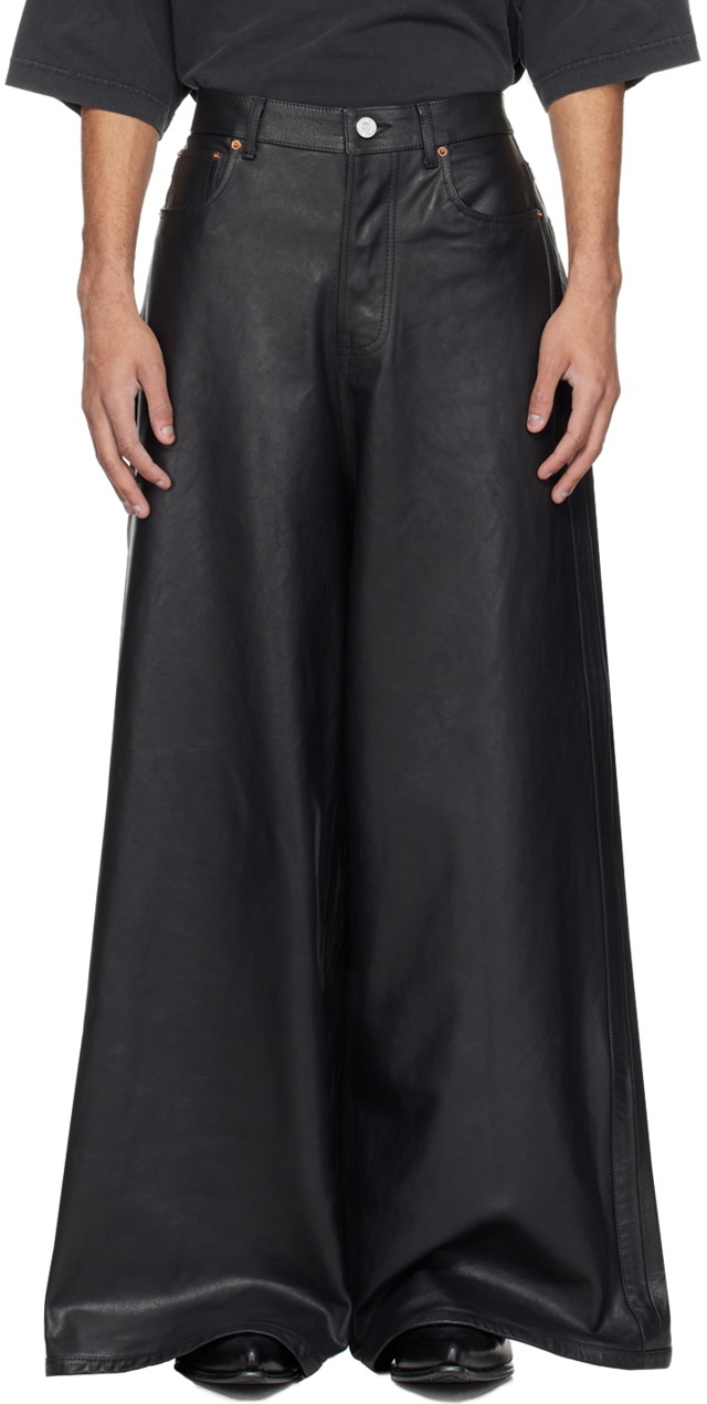 Baggy Leather Pants