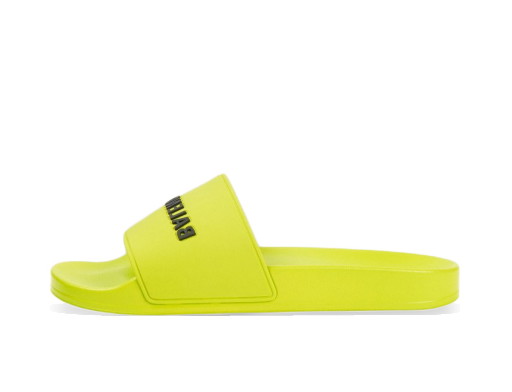Sneakerek és cipők Balenciaga Pool Slide Lime Sárga | 565826 W1S803501