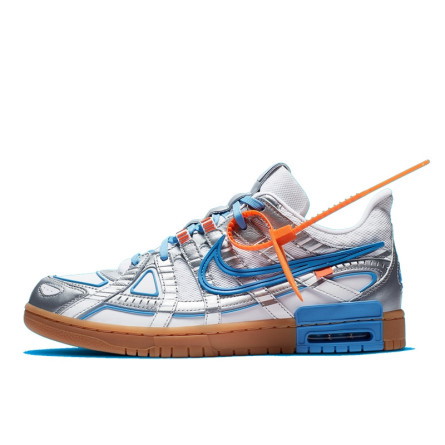 Sneakerek és cipők Nike Off White x Dunk Air Rubber "Unc" Fémes | CU6015-100-36