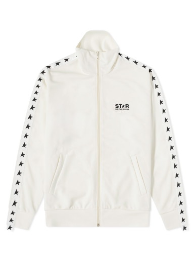 Széldzsekik Golden Goose Star Denis Zipped Track Jacket Fehér | GMP00875-P000520-81347