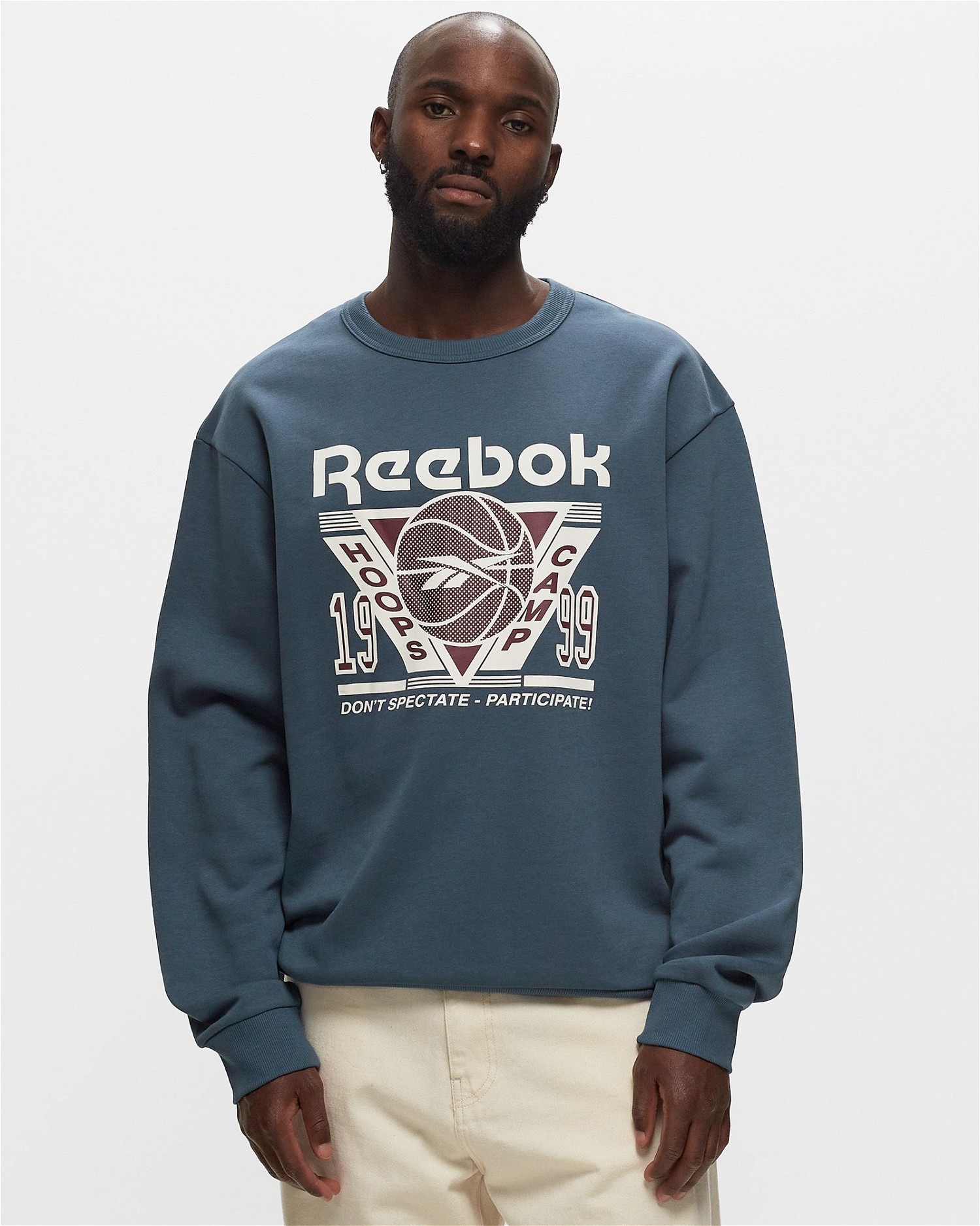 Sweatshirt Reebok BB SEASONAL CREW Kék | 100070656, 1