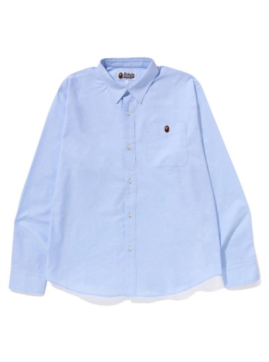 Ing BAPE Oxford Relaxed Fit Shirt Kék | 1J30-131-011