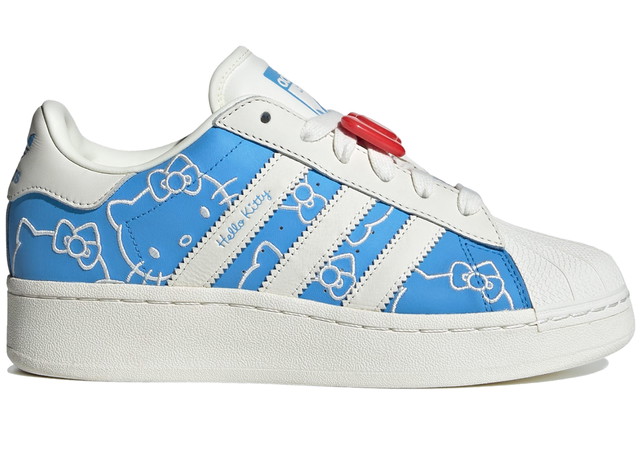 Sneakerek és cipők adidas Originals Superstar XLG Hello Kitty Blue Burst W Kék | IG4477