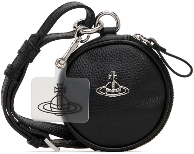 Kézitáskák Vivienne Westwood Re-Vegan Faux-Leather Pouch Fekete | 53020088U-S000D-