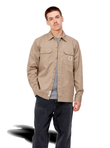 Ing Carhartt WIP L/S Master Shirt "Leather" Bézs | I027579_8Y_XX